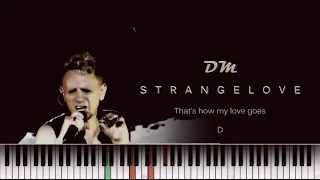Depeche Mode Strangelove Peter Gordeno's Piano Part