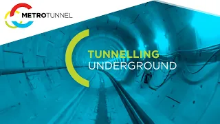 Tunnelling underground - Melbourne Metro Rail Project