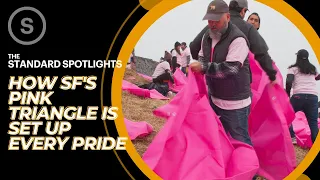 How San Francisco’s Iconic Pink Triangle Comes Together Every Pride