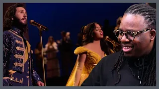 H.E.R. & JOSH GROBAN x BEAUTY & THE BEAST (Finale) / Voice Teacher Analyzes