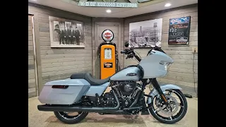 2024 Harley-Davidson Road Glide FLTRX- Atlas Silver Metallic.