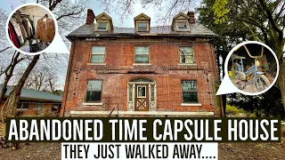 Exploring an Abandoned Colonial Revival House with Everything Inside