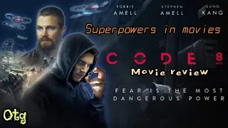 Code 8 (2019)movie review|Jeff Chan|Robbie Amell|Stephen Amell|super natural power|on the go otg