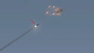 Today, ukrainian anti air missiles shot down Russian Su-33 advanced fighter jet | Arma 3