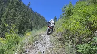 TW200 and XT225  Ride Idaho mountain singletrack trails