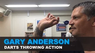 GARY ANDERSON Throwing Action (slow mo)