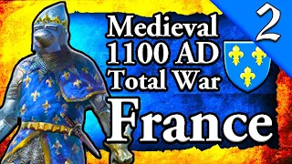 GOING ON HOLY CRUSADE!!! 🙏 Medieval Total War 1100 AD: France #2
