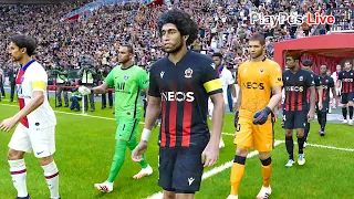 PES 2021 - Nice vs PSG - Full Match & Goals - Gameplay PC