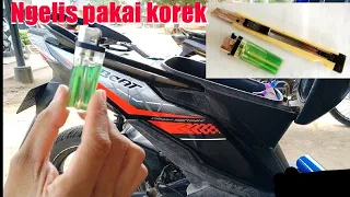 Ini yakin Pasang skotlet cuma pakai  korek api