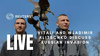 LIVE: Vitali and Wladimir Klitschko discuss the Russian invasion