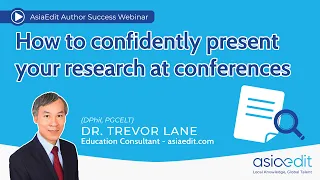 How to confidently present your research at conferences [in-person and online]