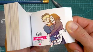 Happy Valentine's Day Flipbook - Obito Vs Nohara Chibi Animation