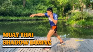 Muay Thai shadow boxing workout