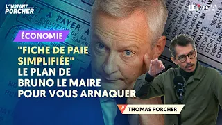 LE PLAN DE BRUNO LE MAIRE POUR VOUS ARNAQUER