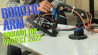 ROBOTIC ARM RECORD AND PLAY FUNCTION DIY Arduino Projects Mechatronics Engineering