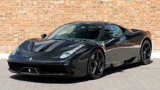 2015 Ferrari 458 Speciale - Nero Daytona - Walkaround, Interior & Exhaust Sound - High Quality