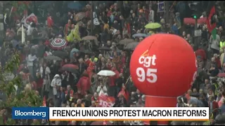 Macron Union Protests Fail to Draw Large Crowds