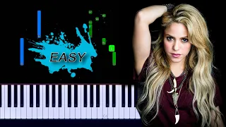 Shakira - Hips Don't Lie ft. Wyclef Jean Easy Piano Tutorial