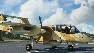 First look at the FREE North American Rockwell OV-10 Bronco in Microsoft Flight Simulator