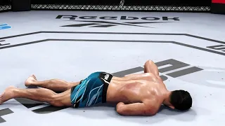 Demetrious Johnson Knocks Out Henry Cejudo!!(UFC 4 Online)