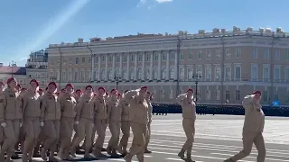 Мытищинские юнармейцы из отряда «Молодая гвардия» стали участниками Парада Победы