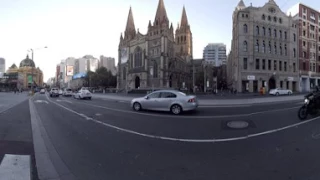 360 video: In front of St. Paul’s Cathedral, Melbourne, Australia