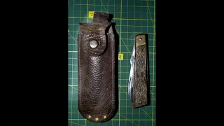 Складной, винтажный четырехпредметный  нож "Турист" с пилой. USSR, з-д "Заря", Давыдково 60-70 гг
