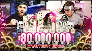 OMG!!☠️🚨80 MIO COINS MYSTERY BALL SBB🪦☠️ vs Cenk !! Squad Builder Battle🔥 FIFA 23