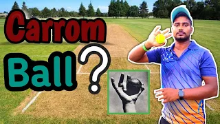 How To Bowl Carrom Ball With Tennis Ball | Leg spin Bowling Variation | #cricket #carromball