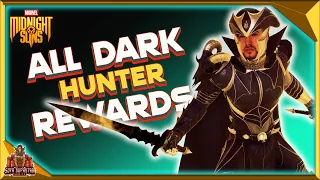 Marvel Midnight Suns - All Dark Hunter Reward Unlocks - What Happens If You Go Full Dark Side