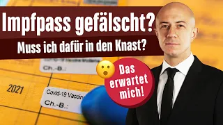 Impfpass gefälscht - Strafe?