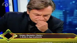 Caressa e Bucciantini, il faccia a  in diretta tv dopo le polemiche