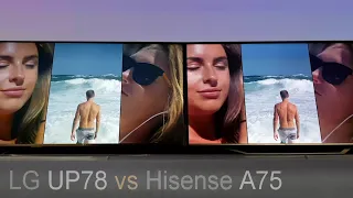 LG UP7800 vs Hisense A7500 Smart 4k TV