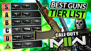 NEW MODERN WARFARE 2 WEAPONS TIER LIST - BEST and WORST GUNS - Call of Duty MW2 Guide