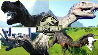 ALL CARNIVORE DINOSAURS FEEDING SCENE ANIMATION | Jurassic World Evolution [Part 1]