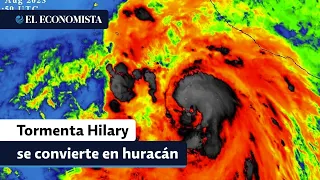 Tormenta Hilary se convierte en huracán categoría 2 en el Pacífico mexicano