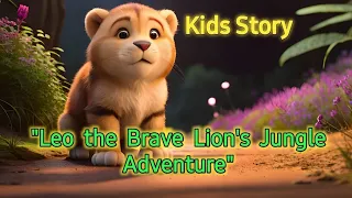 Leo the Brave Lion's Jungle Adventure | A Heartwarming Jungle Story | animated jungle story for kids