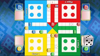 Ludo game in 4 players l Ludo gameplay match video #ludokingtipsandtricks #ludo