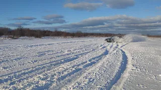 Дрифт на переднем приводе SAAB 9000 4