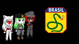 Países da segunda guerra mundial reagindo ao Brasil na segunda guerra