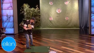 Harry Connick Jr. Shoots Golf Balls At His Face (Season 7)