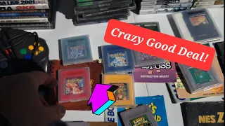 This Deal was too good to Walk away from... Live Retro Video Game Hunting Flea Market Haul