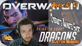 Reacting to Overwatch Animated Short  Dank Dragons by Juston Bibero