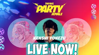 Fortnite Live Kenshi Yonezu Party Royale Event Happening Now!(Creator Code HB2)
