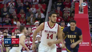 2017.12.16 UNC-Greensboro Spartans at NC State Wolfpack Basketball