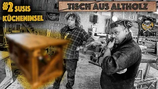 Tisch aus Altholz #2 Susis Kochinsel  Holzkunst Scholz Offiziell / Holzkunst Scholz