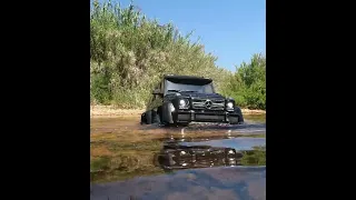 Mercedes Benz AMG G 6.3 6x6 - Traxxas Trx6 Rc crawler - waterproof test ￼