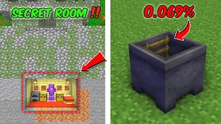 I Found Minecraft's Rarest Secret Rooms