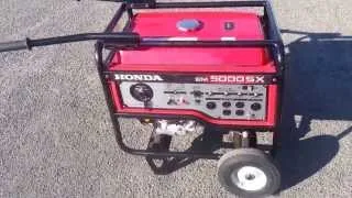 Honda generator EM5000SX  5kw pull start  From GotPower!