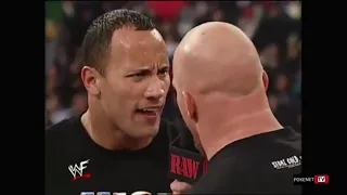 The Rock and Stone Cold segment